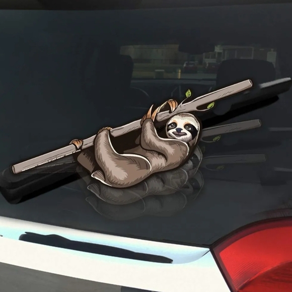 Hanging Sloth WiperTag for Rear Wipers - Picture 2 of 6